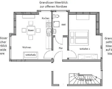 Haus Seebl App 4 - Kreuzfahrer-suite Lägenhet